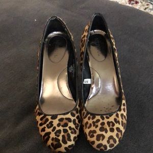 Merona animal print heels